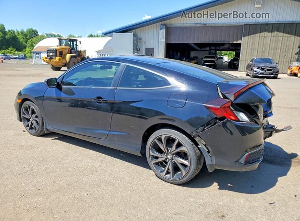 2HGFC4B89LH302450 2020 HONDA CIVIC Black Tył lewy