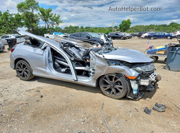 2HGFC4B8XKH300964 2019 HONDA CIVIC Silver Передня права чверть