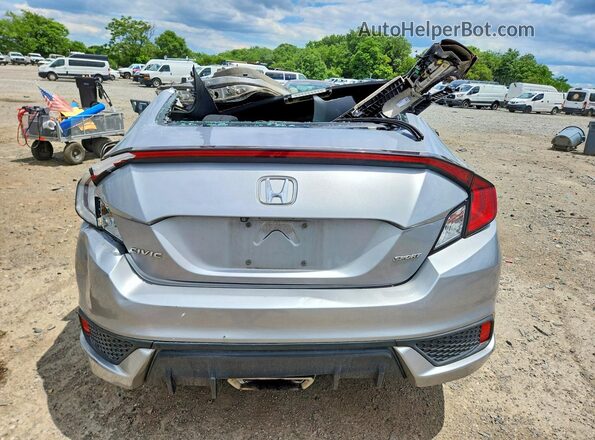 2HGFC4B8XKH300964 2019 HONDA CIVIC Silver Вид ззаду