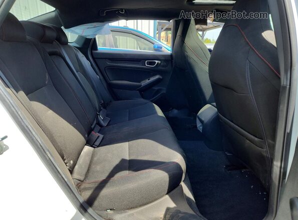2HGFE1E50SH080759 2025 HONDA CIVIC White Հետևի նստատեղերի տեսք