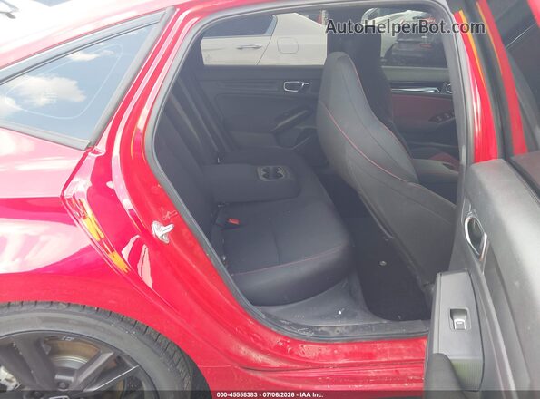 2HGFE1E50SH473371 2025 HONDA CIVIC Red Вид наклейки з VIN-кодом
