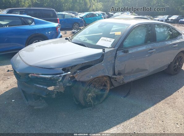 2HGFE1E51RH471901 2024 HONDA CIVIC Gray Вид спереду