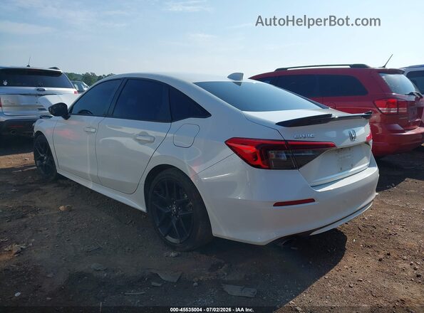 2HGFE1E52NH474588 2022 HONDA CIVIC White Tył lewy
