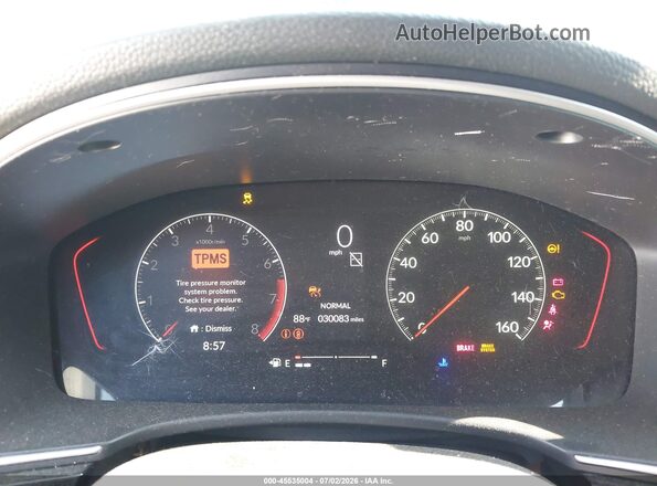 2HGFE1E52NH474588 2022 HONDA CIVIC White Widok tylnych siedzeń