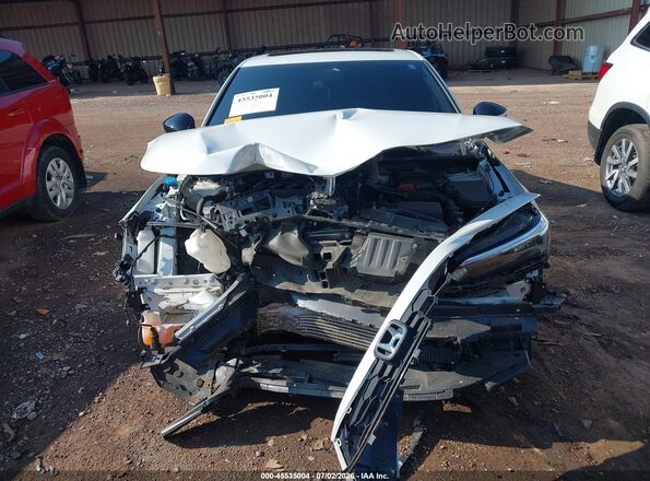 2HGFE1E52NH474588 2022 HONDA CIVIC White Widok wnętrza z tyłu