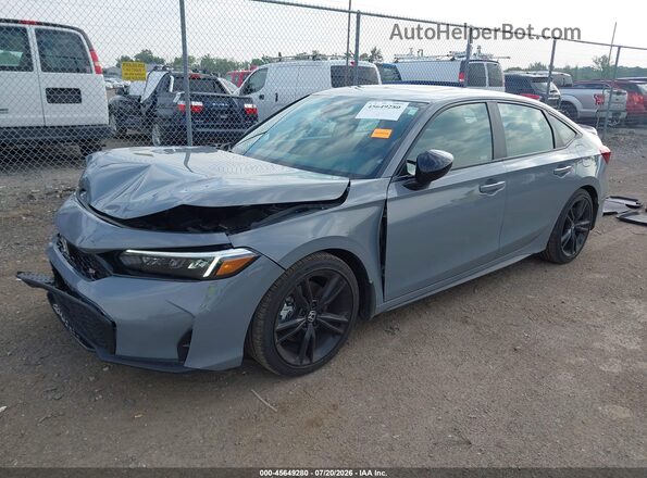 2HGFE1E52SH476756 2025 HONDA CIVIC Gray Przód lewy