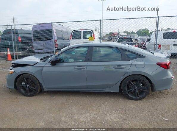 2HGFE1E52SH476756 2025 HONDA CIVIC Gray Widok wnętrza 360 stopni