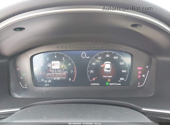 2HGFE1E52SH476756 2025 HONDA CIVIC Gray Widok tylnych siedzeń
