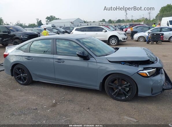 2HGFE1E52SH476756 2025 HONDA CIVIC Gray Widok wnętrza z tyłu