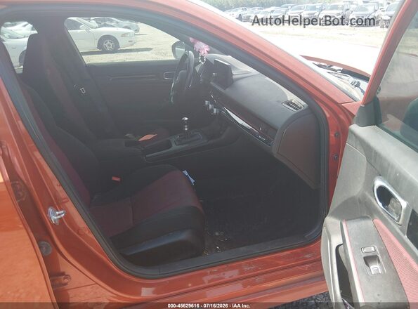 2HGFE1E53NH472803 2022 HONDA CIVIC Orange Vista interior delantera