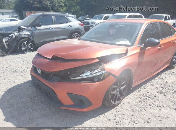 2HGFE1E53NH472803 2022 HONDA CIVIC Orange Vista frontal