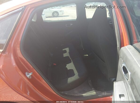 2HGFE1E53NH472803 2022 HONDA CIVIC Orange Vista de la etiqueta del VIN