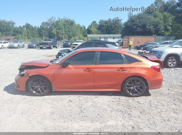 2HGFE1E53NH472803 2022 HONDA CIVIC Orange Vista interior de 360 grados