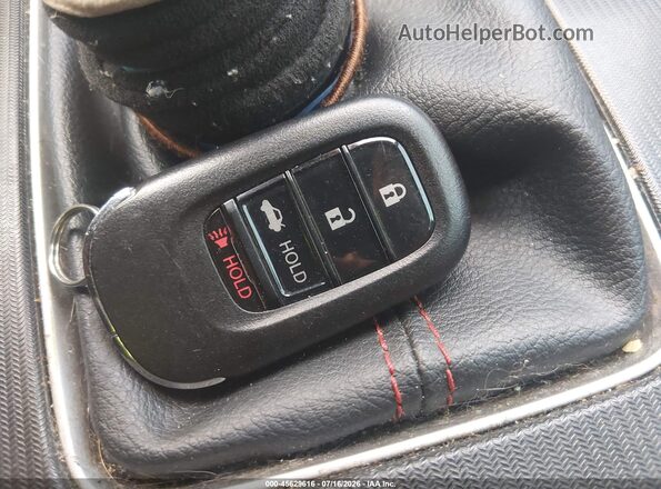 2HGFE1E53NH472803 2022 HONDA CIVIC Orange Vista del salpicadero
