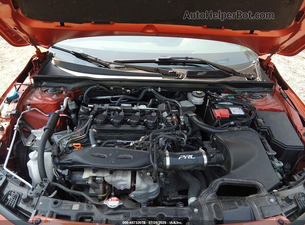 2HGFE1E53NH475104 2022 HONDA CIVIC Orange Հետևի տեսք