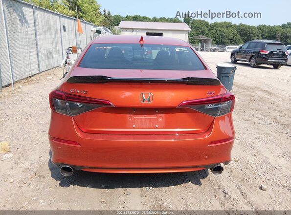 2HGFE1E53NH475104 2022 HONDA CIVIC Orange 