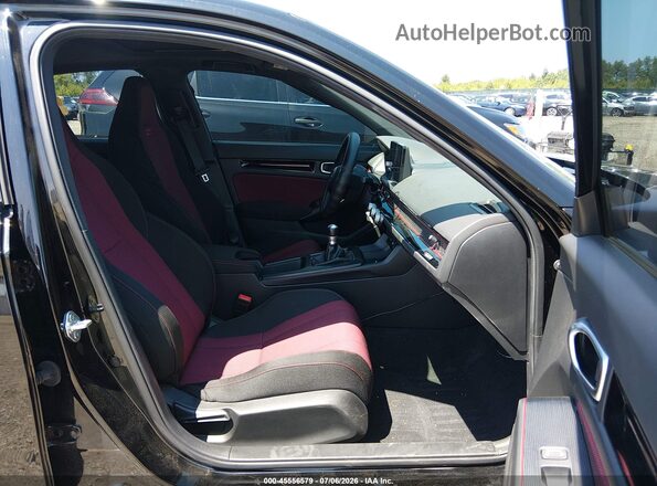 2HGFE1E54RH470564 2024 HONDA CIVIC Black Widok wnętrza z przodu