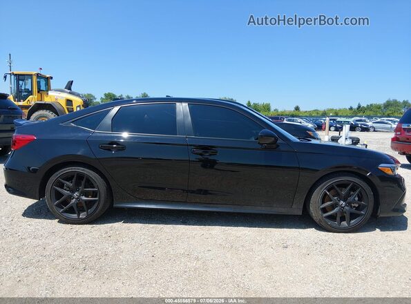 2HGFE1E54RH470564 2024 HONDA CIVIC Black Widok wnętrza z tyłu