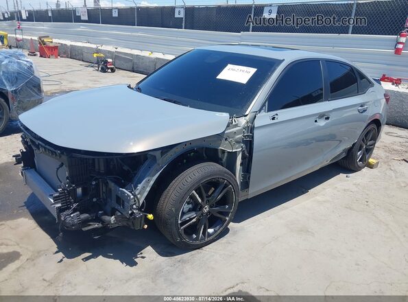 2HGFE1E54TH474847 2026 HONDA CIVIC Silver Vista tres cuartos delantera izquierda