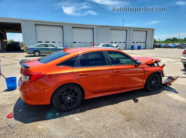 2HGFE1E55NH473841 2022 HONDA CIVIC Orange უკანა მარჯვენა