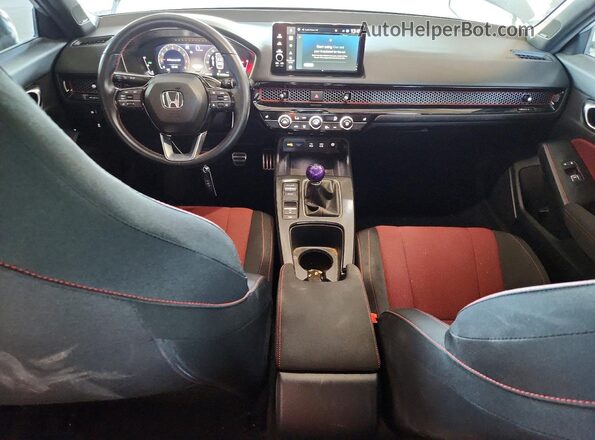 2HGFE1E55SH473561 2025 HONDA CIVIC Gray Dashboard view