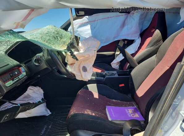 2HGFE1E56NH472360 2022 HONDA CIVIC Gray Front interior view