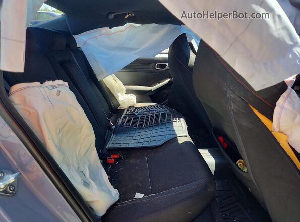 2HGFE1E56NH472360 2022 HONDA CIVIC Gray Rear seats view