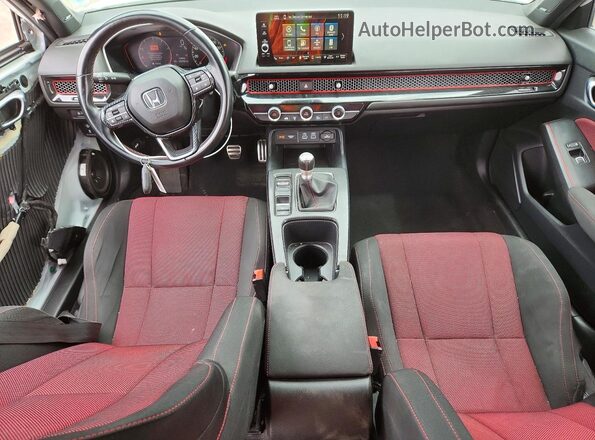 2HGFE1E56NH476036 2022 HONDA CIVIC White Dashboard view