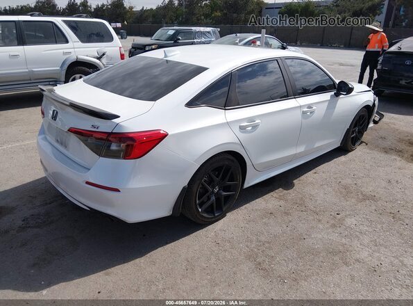 2HGFE1E57PH471477 2023 HONDA CIVIC Белый Задняя правая четверть