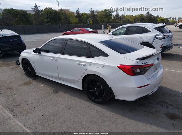 2HGFE1E57PH471477 2023 HONDA CIVIC Белый Задняя левая четверть