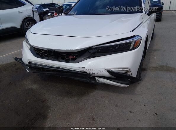 2HGFE1E57PH471477 2023 HONDA CIVIC Белый Вид спереди