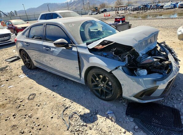 2HGFE1E57PH475142 2023 HONDA CIVIC Silver Передня права чверть