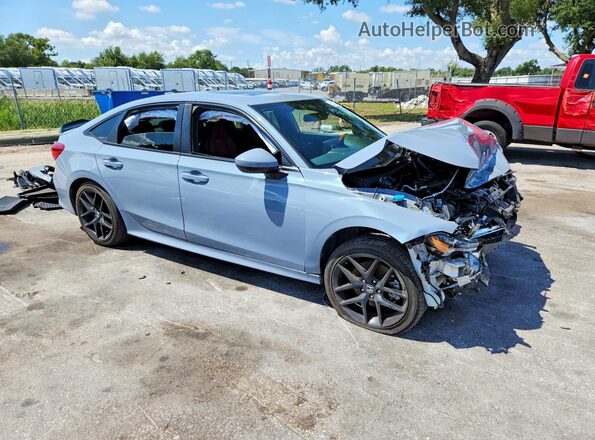 2HGFE1E57RH472602 2024 HONDA CIVIC Серый Передняя правая четверть