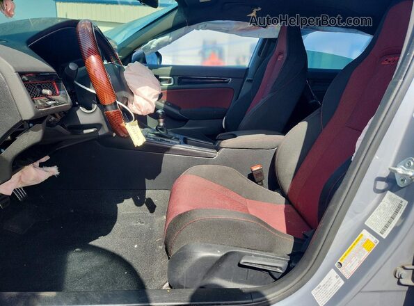 2HGFE1E57RH472602 2024 HONDA CIVIC Серый Вид салона спереди