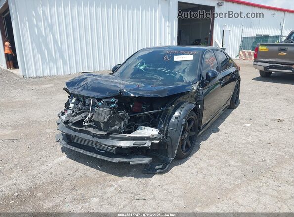2HGFE1E57RH475080 2024 HONDA CIVIC Black Դիմացի տեսք