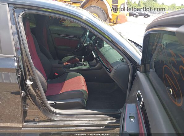 2HGFE1E57RH475080 2024 HONDA CIVIC Black Սալոնի դիմացի տեսք