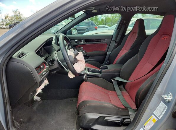 2HGFE1E57TH470145 2026 HONDA CIVIC Gray Widok wnętrza z przodu