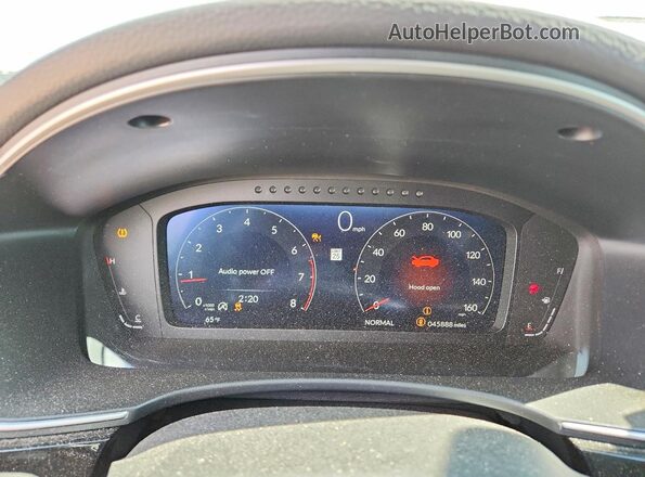 2HGFE1E57TH470145 2026 HONDA CIVIC Gray Widok zestawu wskaźników
