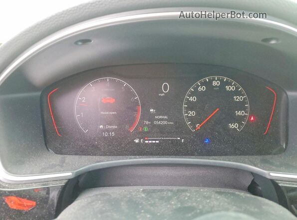 2HGFE1E58PH471360 2023 HONDA CIVIC Black Instrument cluster view