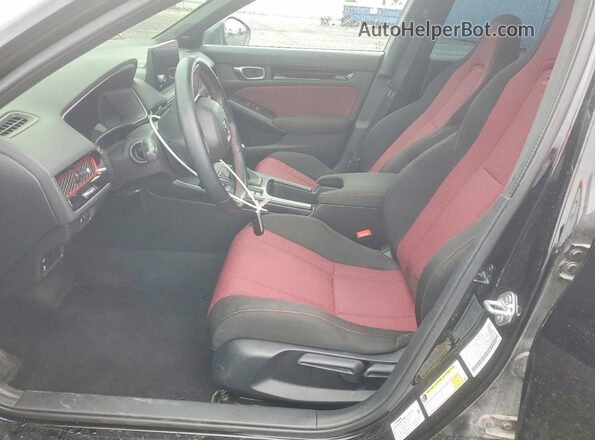 2HGFE1E58PH471360 2023 HONDA CIVIC Black Front interior view