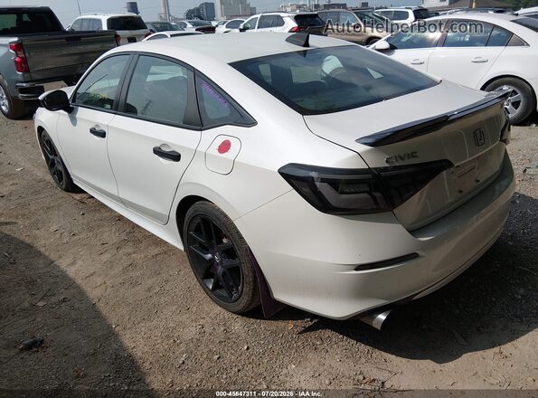 2HGFE1E58PH472671 2023 HONDA CIVIC White უკანა მარცხენა
