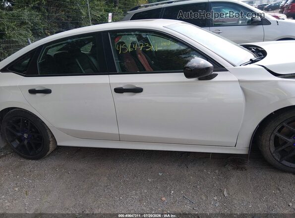 2HGFE1E58PH472671 2023 HONDA CIVIC White უკანა სალონის ხედი
