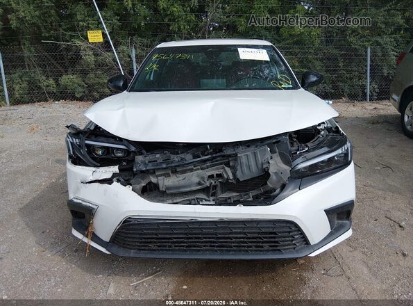 2HGFE1E58PH472671 2023 HONDA CIVIC White ხელსაწყოთა პანელის ხედი