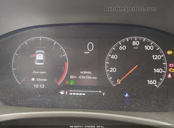 2HGFE1E58PH472671 2023 HONDA CIVIC White უკანა სავარძლების ხედი