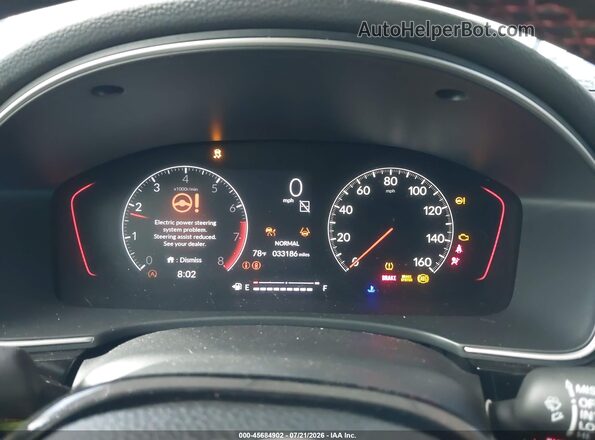 2HGFE1E58RH470647 2024 HONDA CIVIC Gray Widok tylnych siedzeń