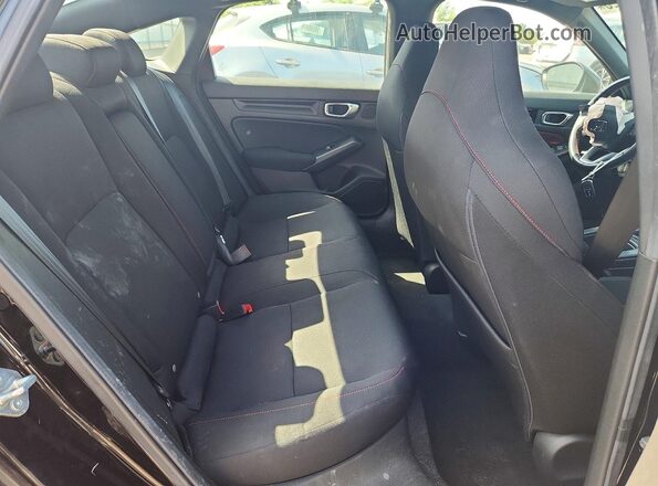 2HGFE1E58RH474729 2024 HONDA CIVIC Black Widok tylnych siedzeń