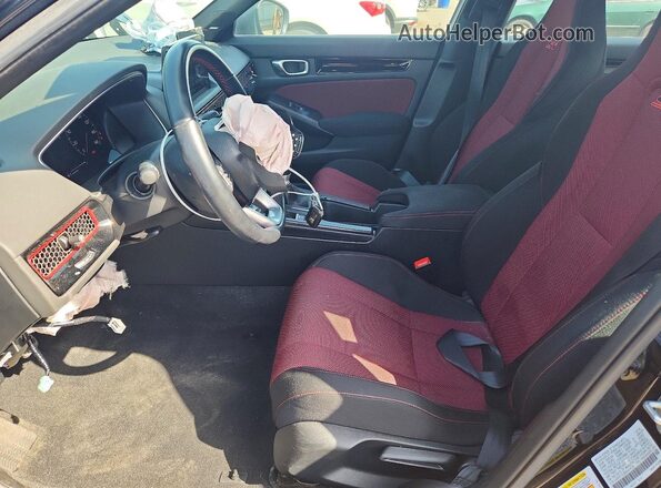 2HGFE1E58RH474729 2024 HONDA CIVIC Black Widok wnętrza z przodu