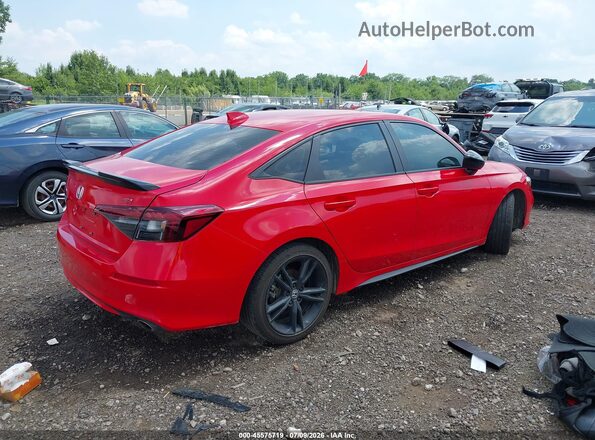 2HGFE1E58TH473328 2026 HONDA CIVIC Красный Задняя правая четверть