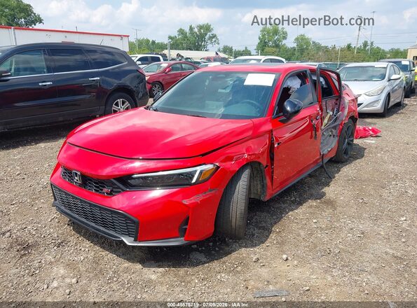 2HGFE1E58TH473328 2026 HONDA CIVIC Красный Передняя левая четверть