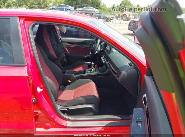 2HGFE1E58TH473328 2026 HONDA CIVIC Красный Вид салона спереди